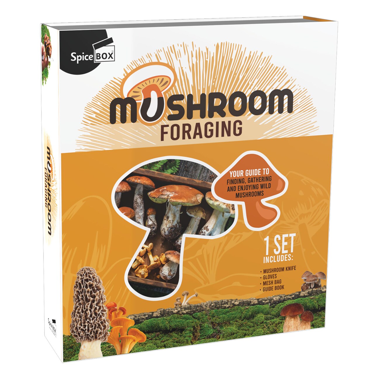 SpiceBox Gift Box: Mushroom Foraging Kit - Discover Nature's Delicacies and Become a Fungi Connoisseur
